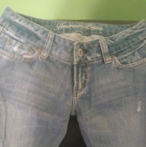 American Eagle Favorite Boyfriend Blue Jeans Size2(32x32) Bootcut